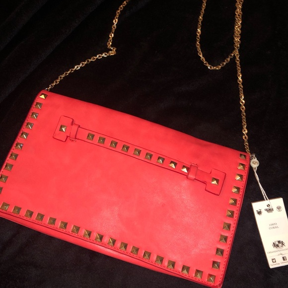 Red cross body wallet purse - Picture 1 of 3